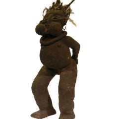 Cameroon Clay Figure of  Tribal "Woman Power"