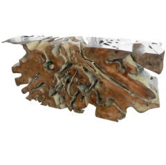 Unusual Organic Tropical Root Console