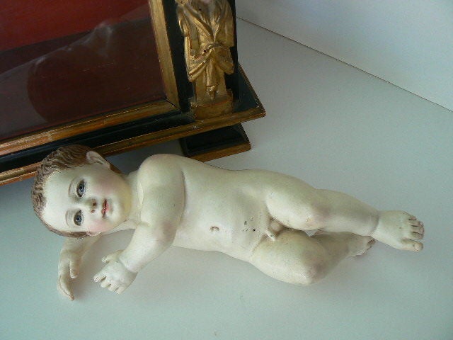 Antique Spanish Reliquary and Baby Jesus 1