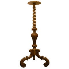Unusually Tall Antique Pedestal