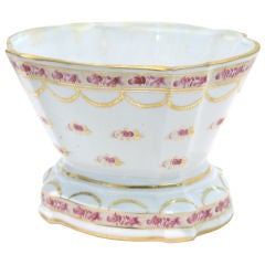 A pair of French porcelain vases
