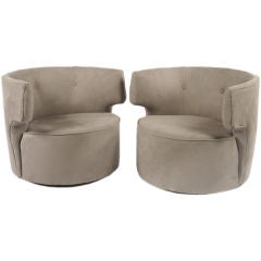 Harvey Probber "Swivel" Club chairs 1950