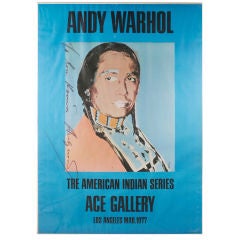 Andy Warhol "American Indian Series" 1977
