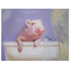 Zhang Jisheng: Pig in the bath China 2004