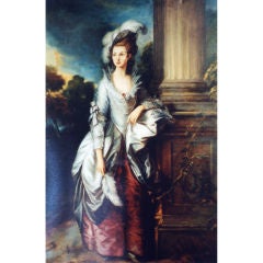 Painting Of Lady Hamilton late 19th Century