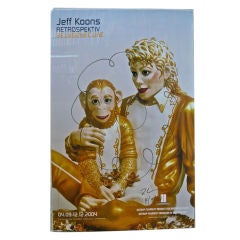 Jeff Koons 2004 Retrospective Poster