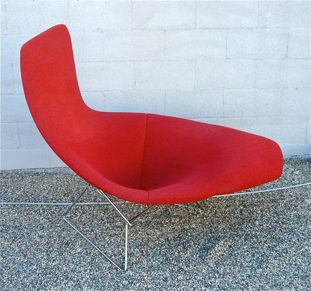 DESIGNED FOR KNOLL BY HARRY BERTOIA BUT NOT PRODUCED UNTIL RECENTLY.