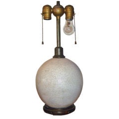 Ceramic Table Lamp by Jean Besnard