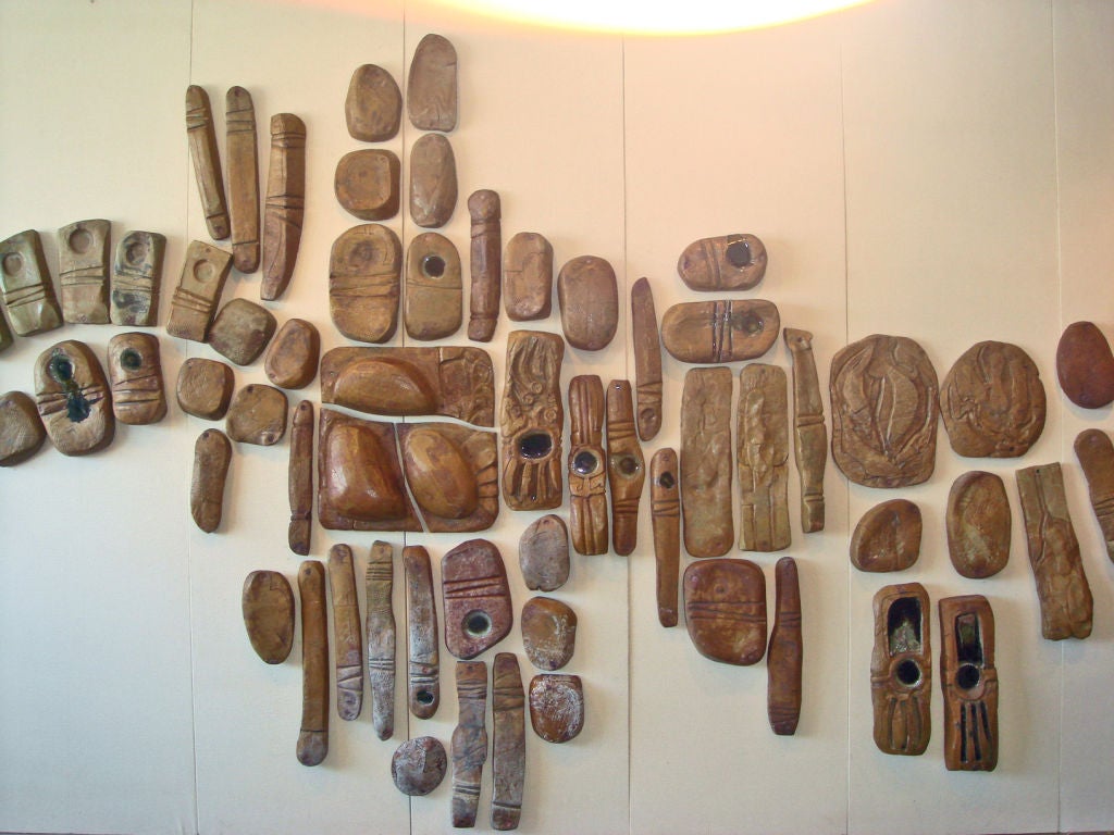 American Environmental Ceramic Wall Relief