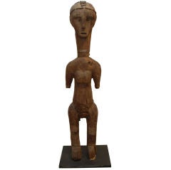 Fine African Tribal Carving of Large Standing Female Figure