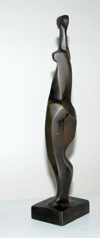 Fine Bronze Figurative Abstract Sculpture by: Elena Laveron 4