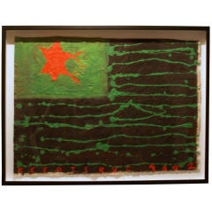 Painting of an Abstract Flag by Artist:  Cyrstofer