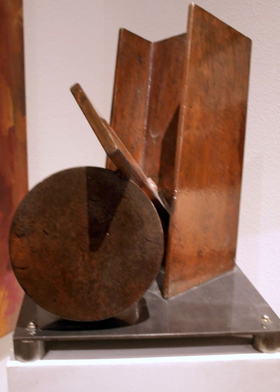American Abstract Steel Sculpture by Artist: Michael Bigger