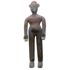 Carved Wood Folk Art Standing Figure