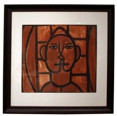 Abstract Portrait of a Man by Artist: Harold Cohn
