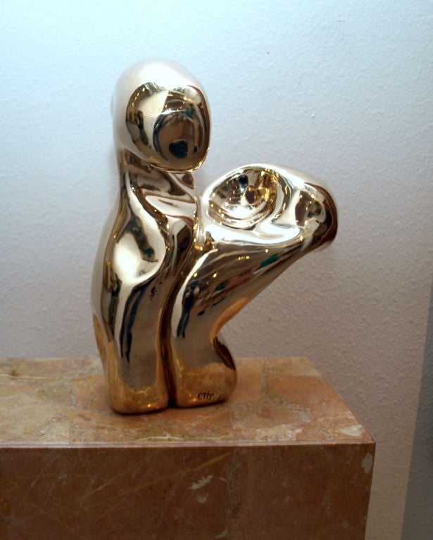 Bronze Abstract Sculpture by Artist Richard Etts For Sale 1