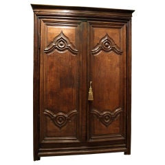 Early 18th Century French Provincial Oak Armoire