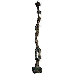 Unique Bronze Sculpture "Stands Tall"