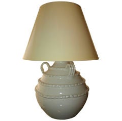 Handsome Italian Pottery Lamp