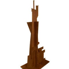 Unique Iron Abstract Sculpture for Outdoor Use