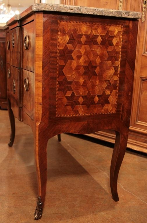 French Antique "Transition" Chest of Drawers