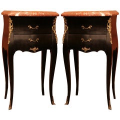 Pair of French Louis XV Style Side Tables