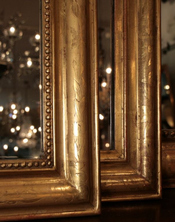 Faux Pair of Louis Philippe Period Mirrors from France 3