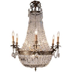 French Antique Directoire Style Chandelier