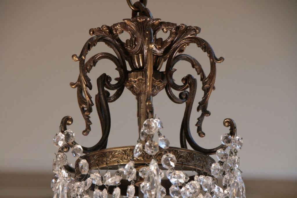 French Antique Directoire Style Chandelier 4