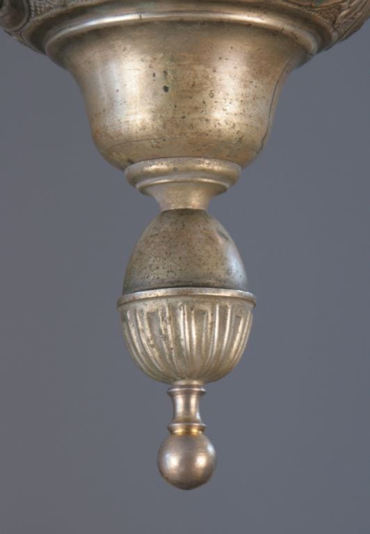 Spanish Antique Silver Plated incense burner lantern.