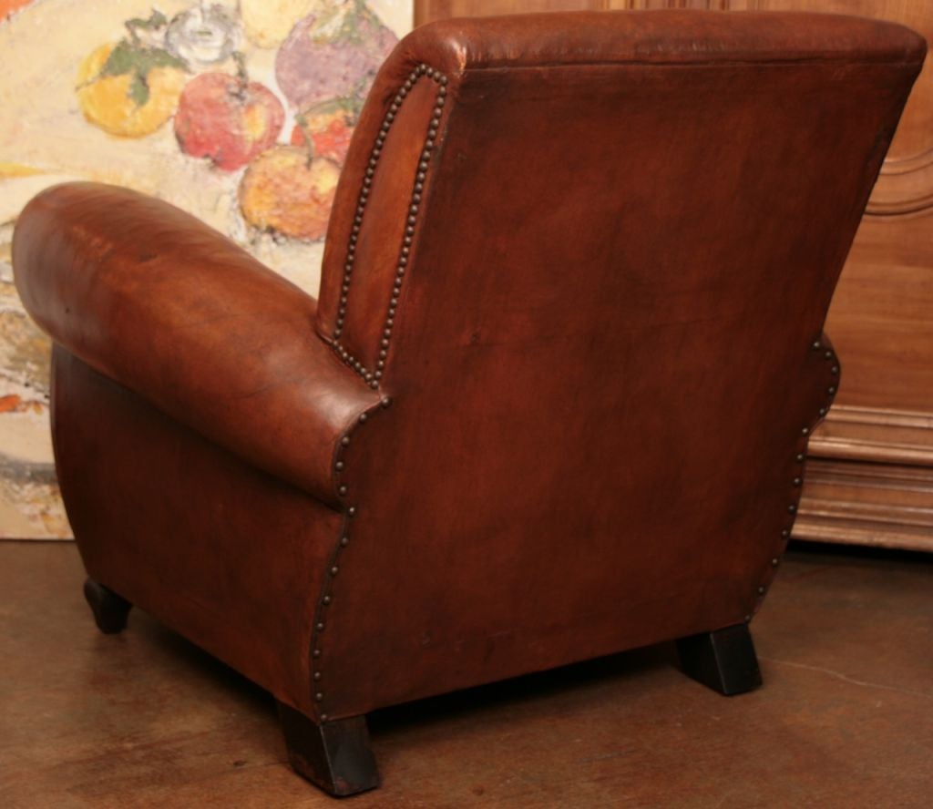 french art deco club chairs
