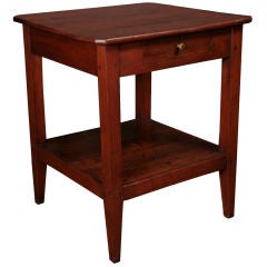 French Directoire Period Cherry Wood Side Table