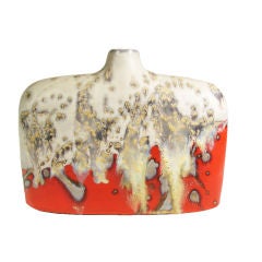 ITALIAN 1960
S GLAZED TERRACOTTA VASE by Marcello Fantoni