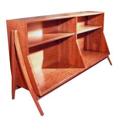 AMERICAN 1950'S WALNUT BOOKCASE Drexel Declaration, Kipp Stewart