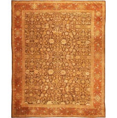 Antique 19th Century Sultanabad Persian Rug / Carpet