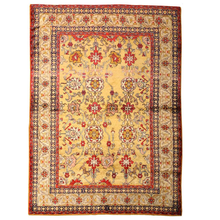 Antique Silk Turkish Carpet