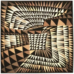 Antique French Art Deco Carpet