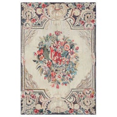 Antique American Hooked Rug 6
