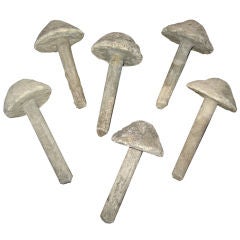 Vintage Stone Mushrooms