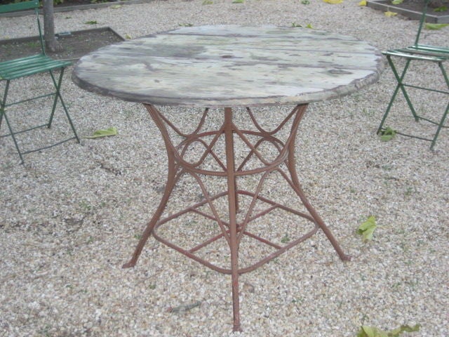 Vintage Table de Jardin, France c. 1900 For Sale at 1stDibs  table de