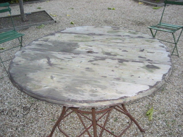 Vintage Table de Jardin, France c. 1900 For Sale at 1stDibs  table de