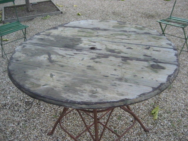 20ième siècle Table de jardin vintage, France, vers 1900 en vente