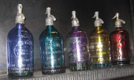 Set of 5 Soda Bottles