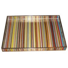 Striped Cloisonne Tray