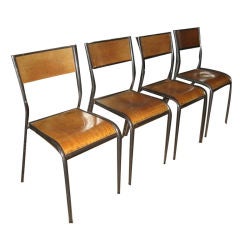 Vintage School Chairs