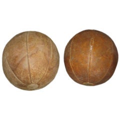 Antique Leather Medicine Balls