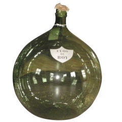 Antique Glass Wine Bottles