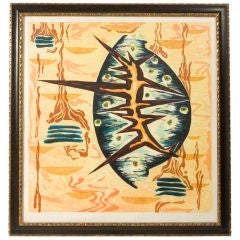 Large Wood Block Print 5