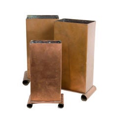 Three Copper Vases 1