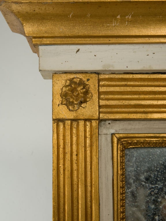 Gilt Swedish Neoclassical Style Mirror For Sale